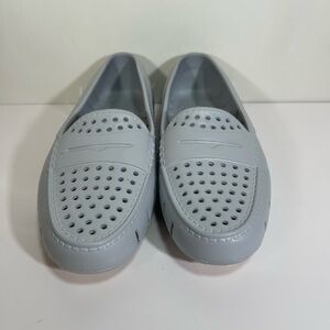 Floaters Women’s Size 6 Gray White Waterproof Driving Loafers Boat Shoes